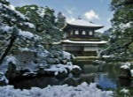 「銀閣寺の雪景色」